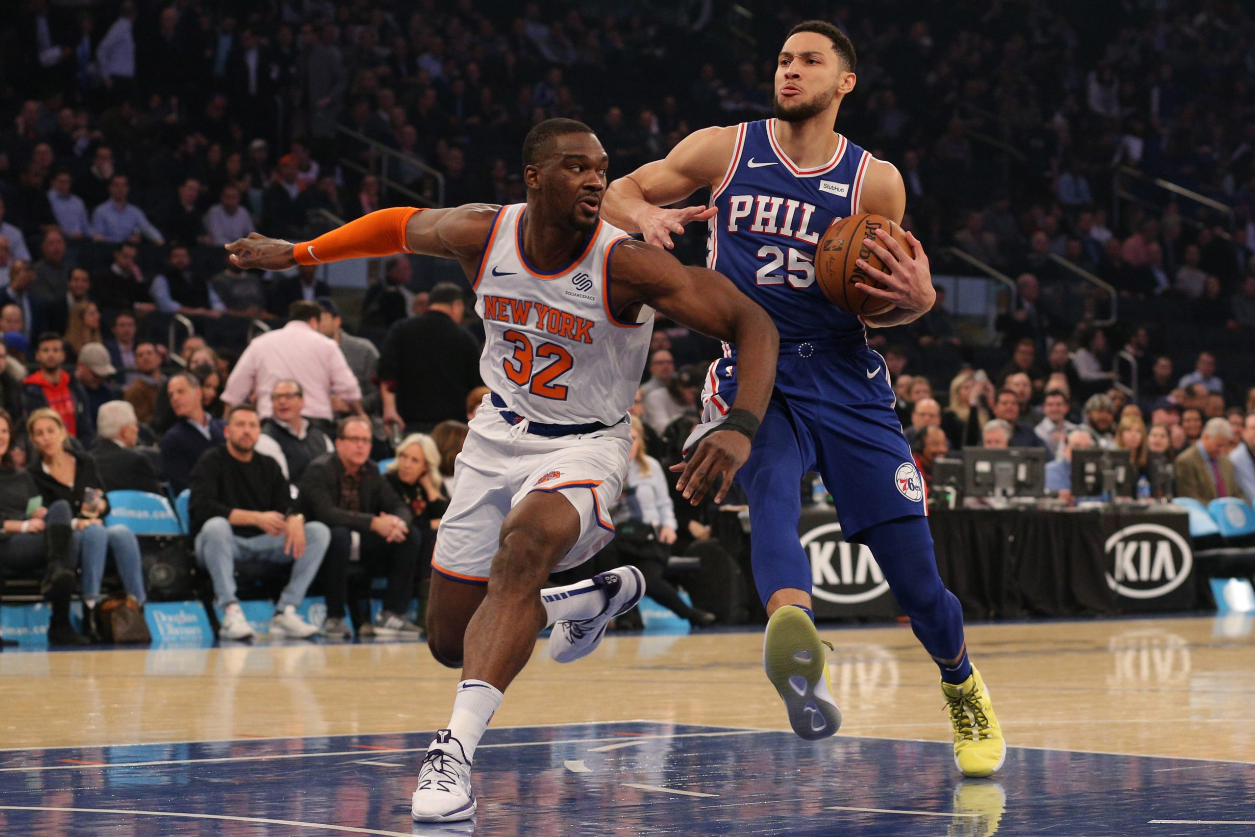 NBA: Philadelphia 76ers at New York Knicks
