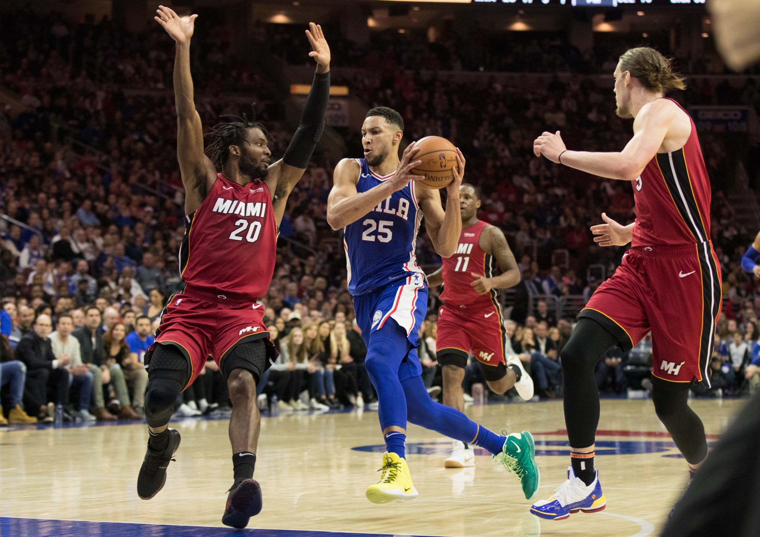 NBA: Miami Heat at Philadelphia 76ers