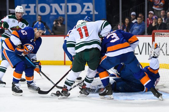 NHL: Minnesota Wild at New York Islanders