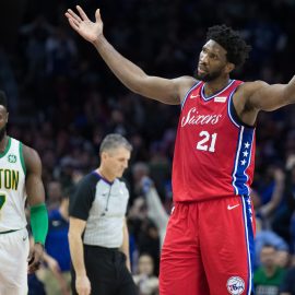 NBA: Boston Celtics at Philadelphia 76ers