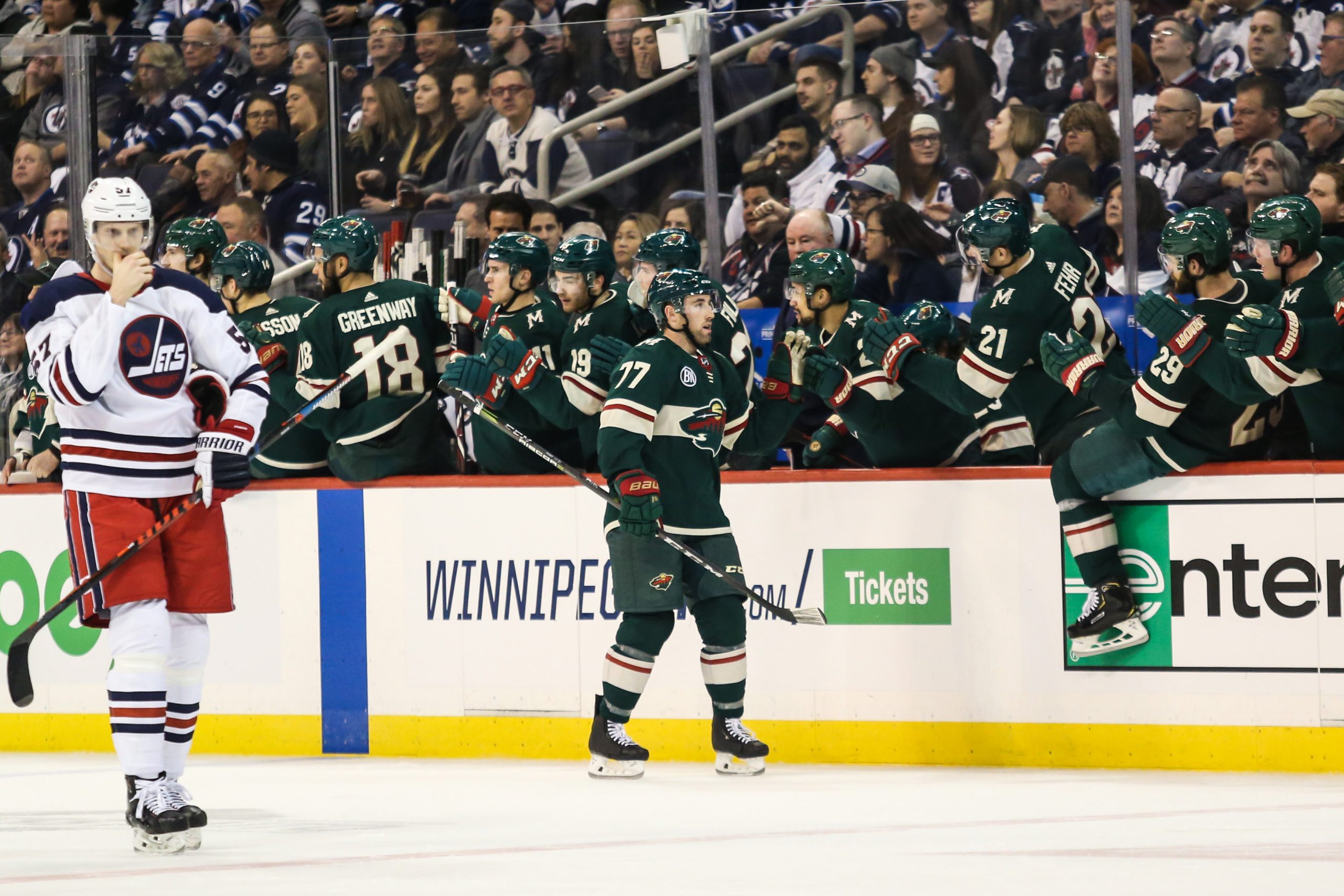 NHL: Minnesota Wild at Winnipeg Jets