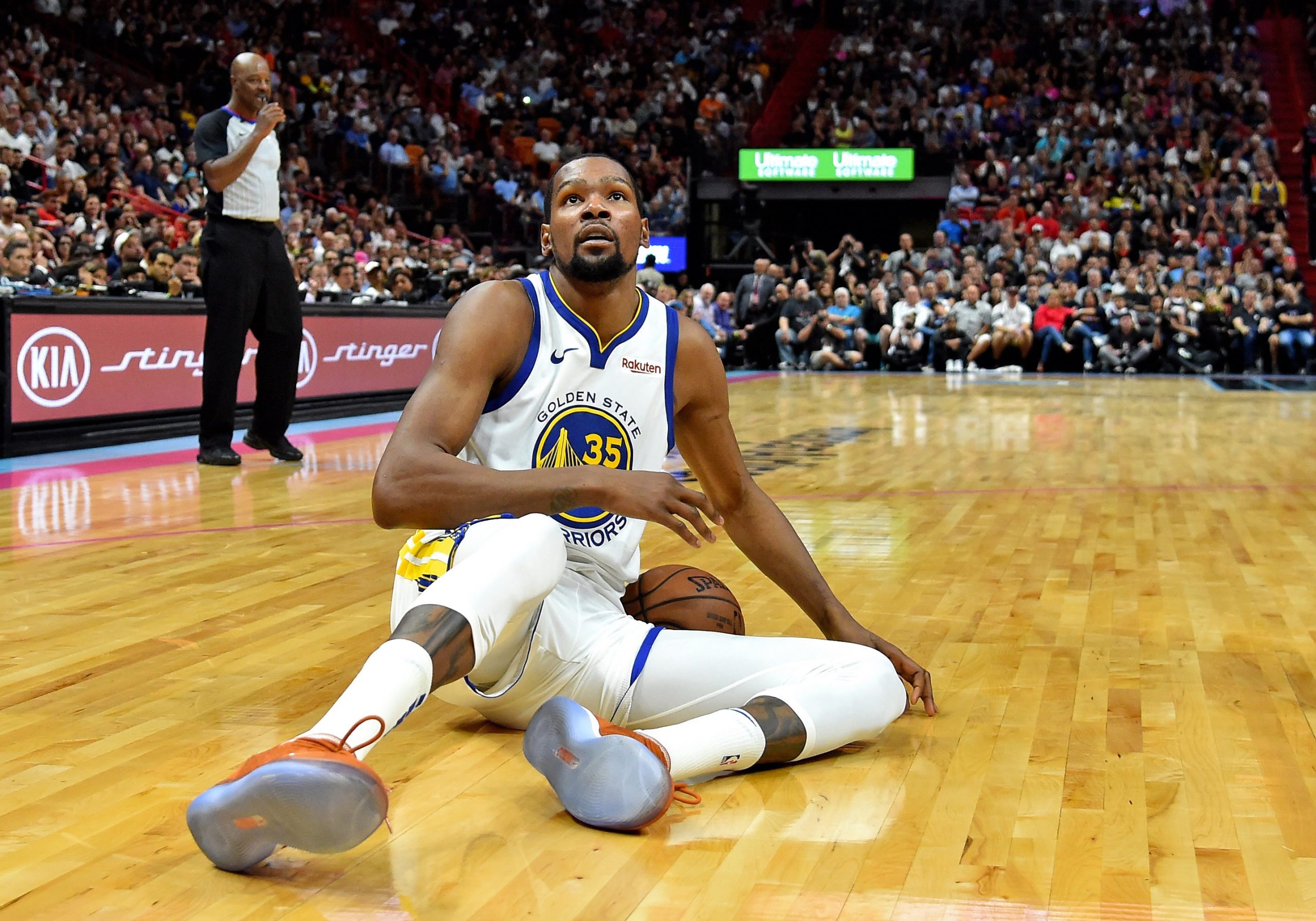 NBA: Golden State Warriors at Miami Heat