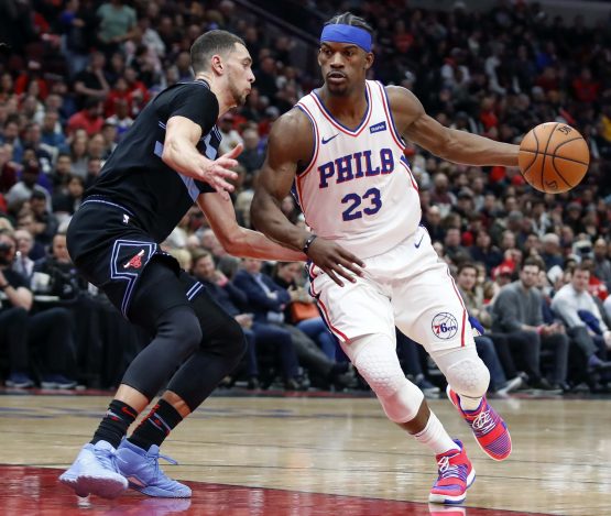 NBA: Philadelphia 76ers at Chicago Bulls