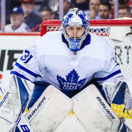 NHL: Toronto Maple Leafs at Calgary Flames