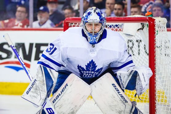 NHL: Toronto Maple Leafs at Calgary Flames