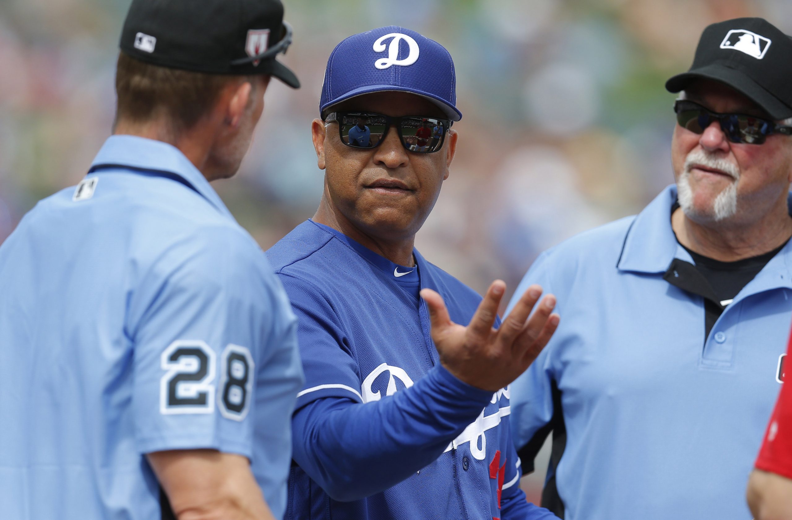 MLB: Spring Training-Los Angeles Dodgers at Los Angeles Angels