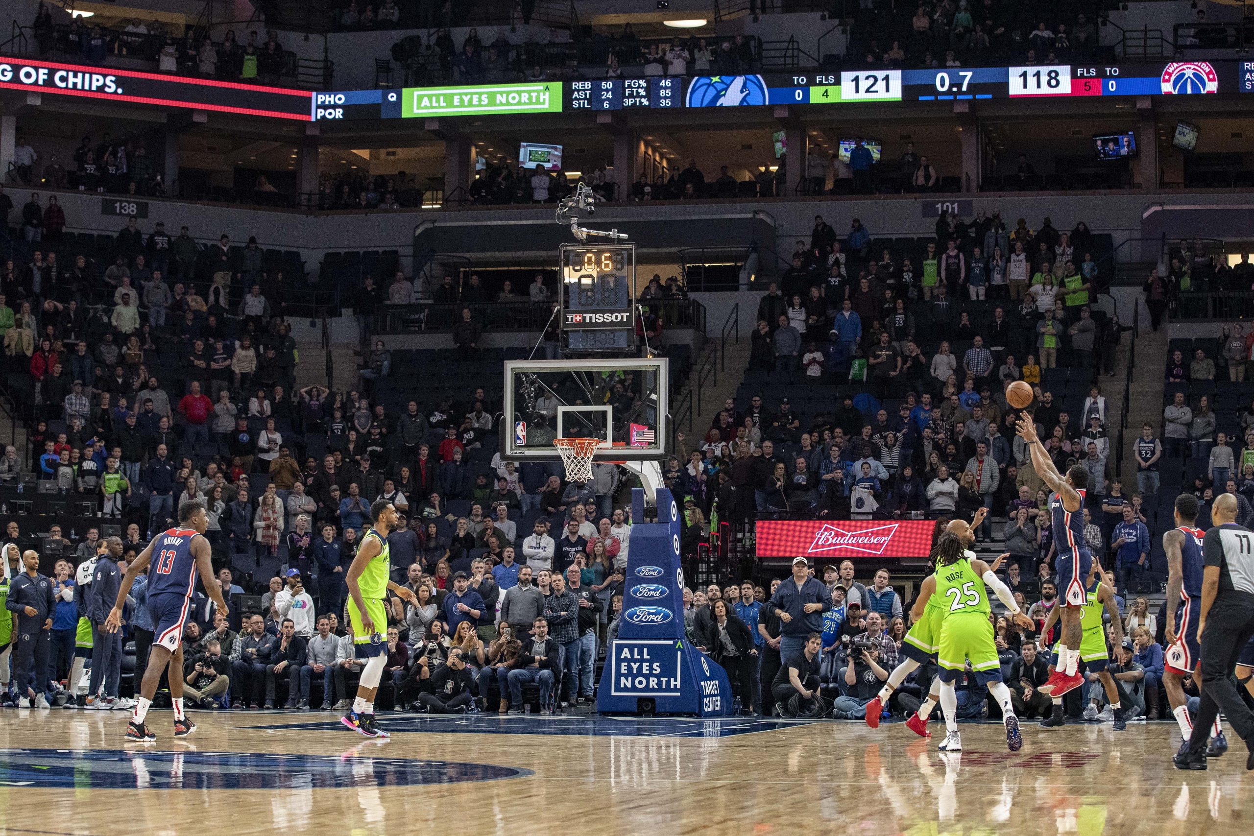 NBA: Washington Wizards at Minnesota Timberwolves