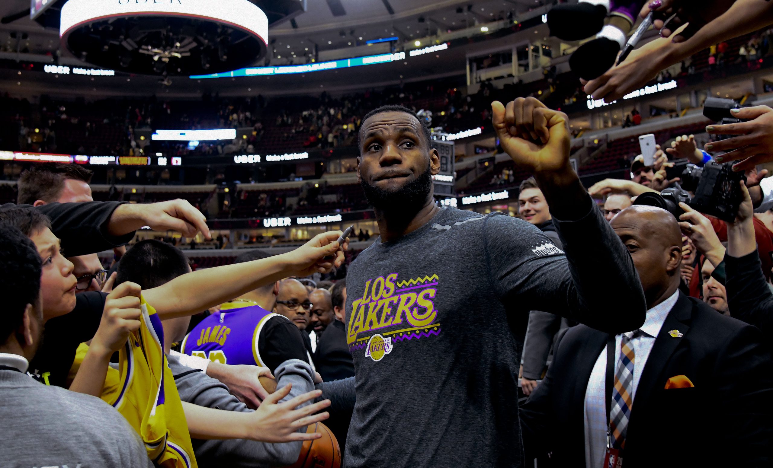NBA: Los Angeles Lakers at Chicago Bulls