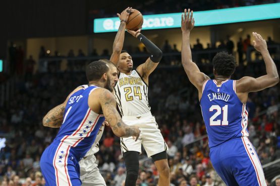 NBA: Philadelphia 76ers at Atlanta Hawks
