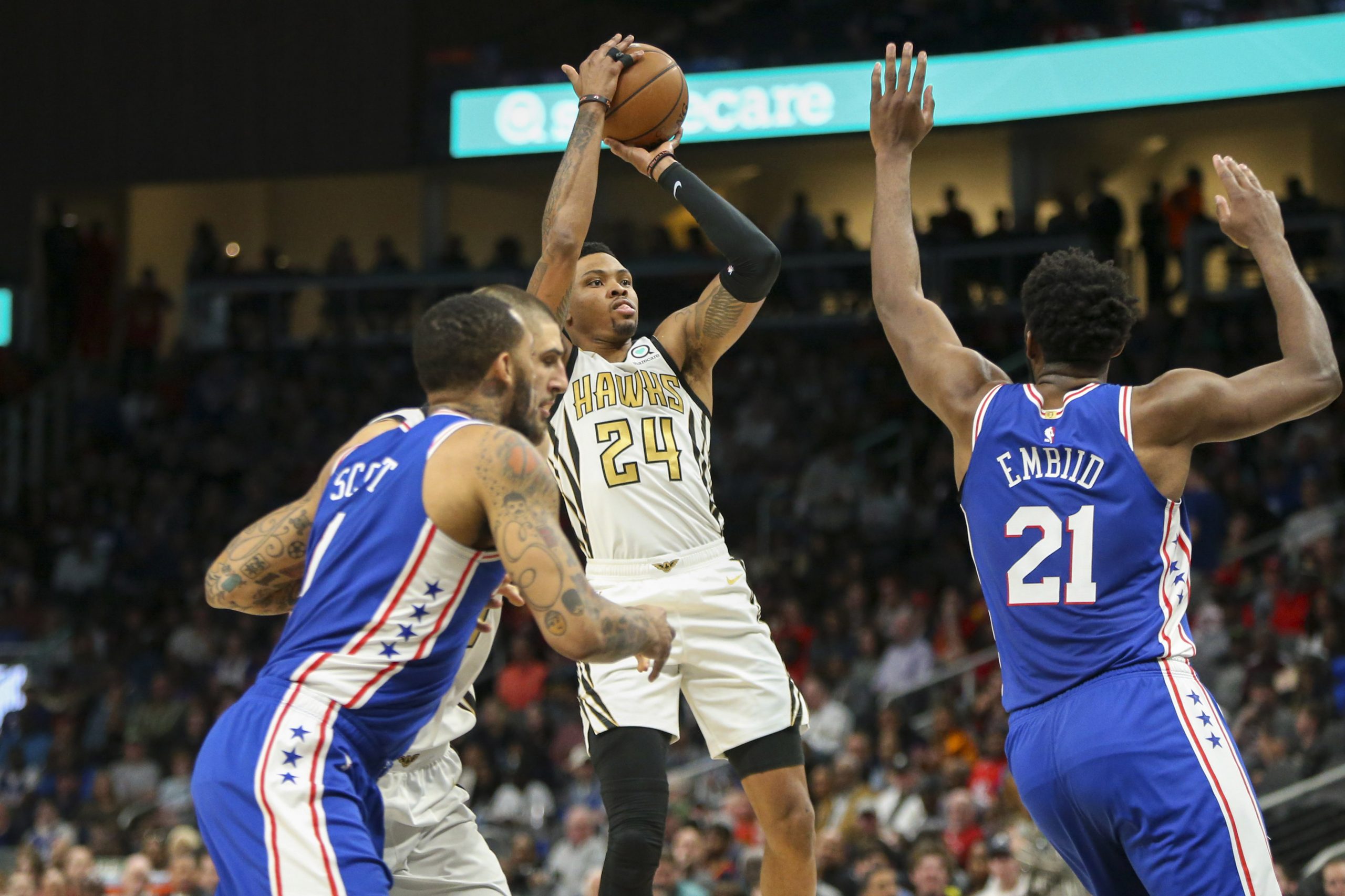 NBA: Philadelphia 76ers at Atlanta Hawks