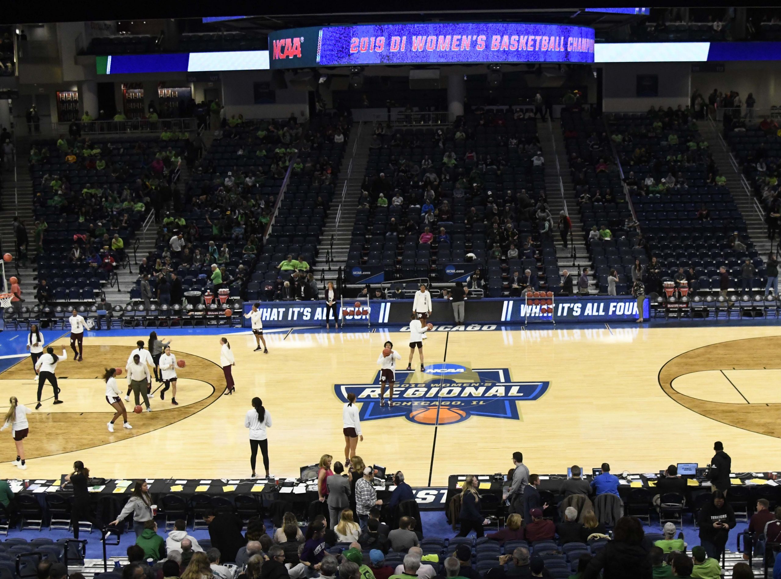 NCAA Womens Basketball: NCAA Tournament-Chicago Regional-Notre Dame vs Texas A&M