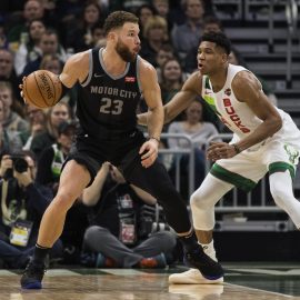 NBA: Detroit Pistons at Milwaukee Bucks
