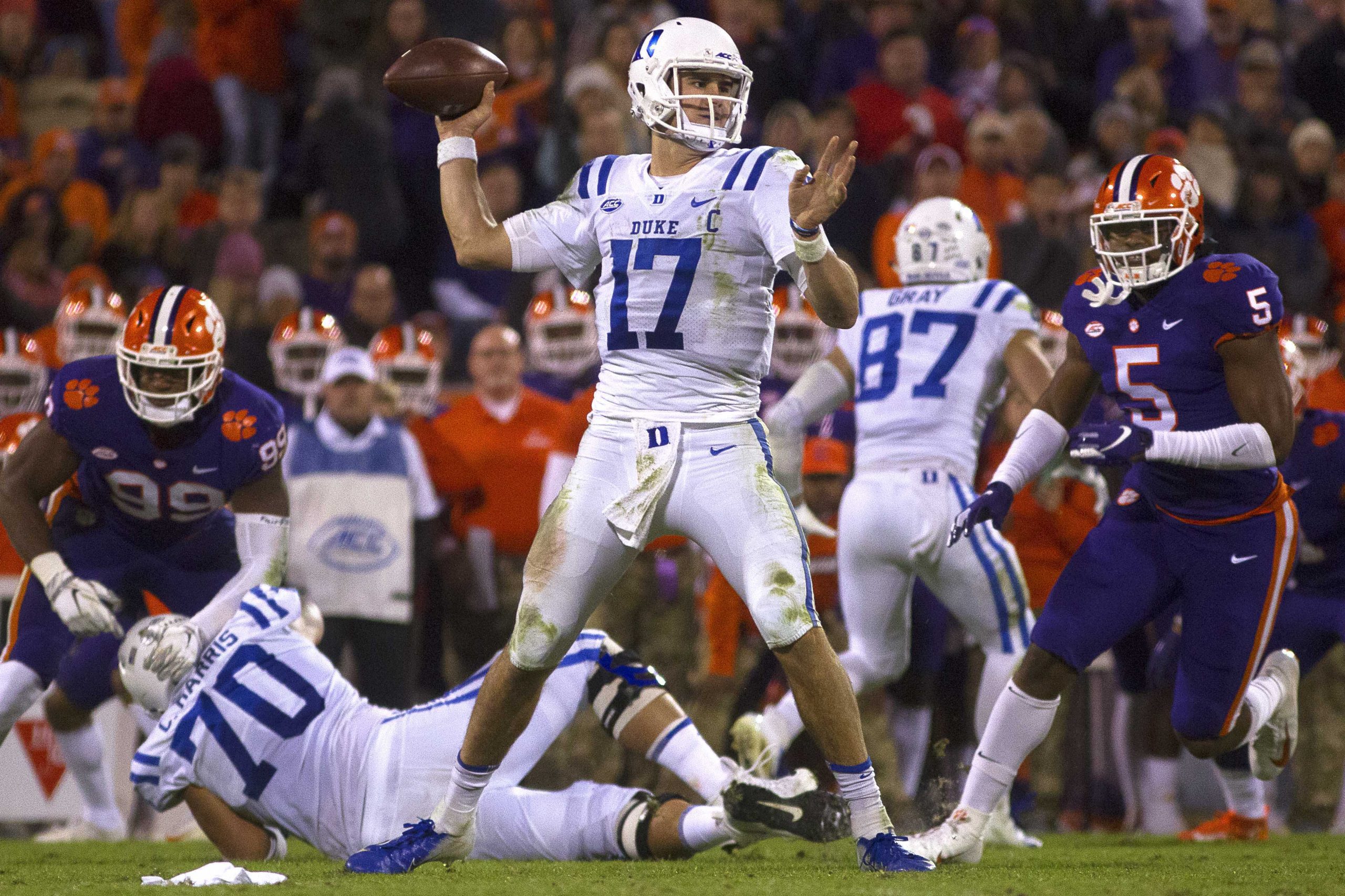NCAA Football: Duke at Clemson
