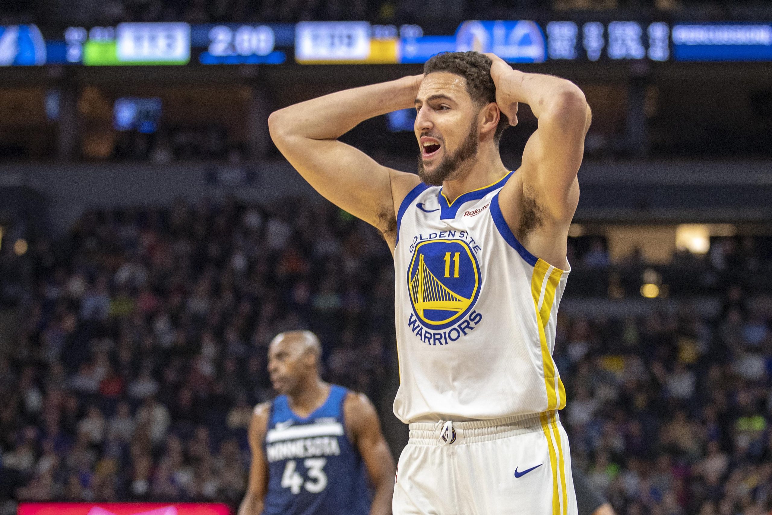 NBA: Golden State Warriors at Minnesota Timberwolves