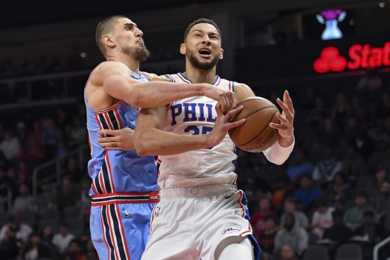 NBA: Philadelphia 76ers at Atlanta Hawks