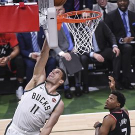 NBA: Playoffs-Toronto Raptors at Milwaukee Bucks