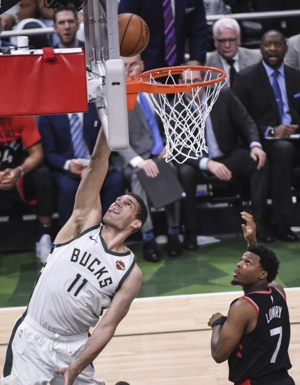NBA: Playoffs-Toronto Raptors at Milwaukee Bucks