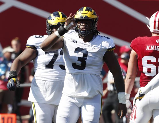 NCAA Football: Michigan at Indiana