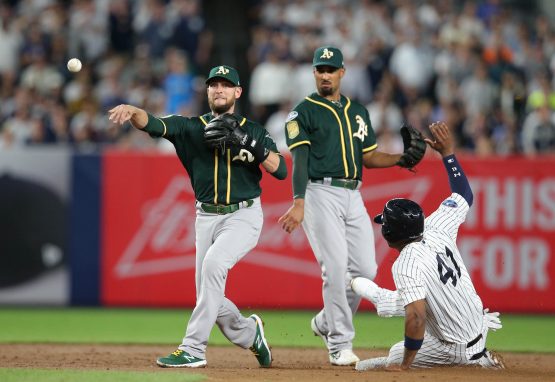 MLB: AL Wild Card-Oakland Athletics at New York Yankees