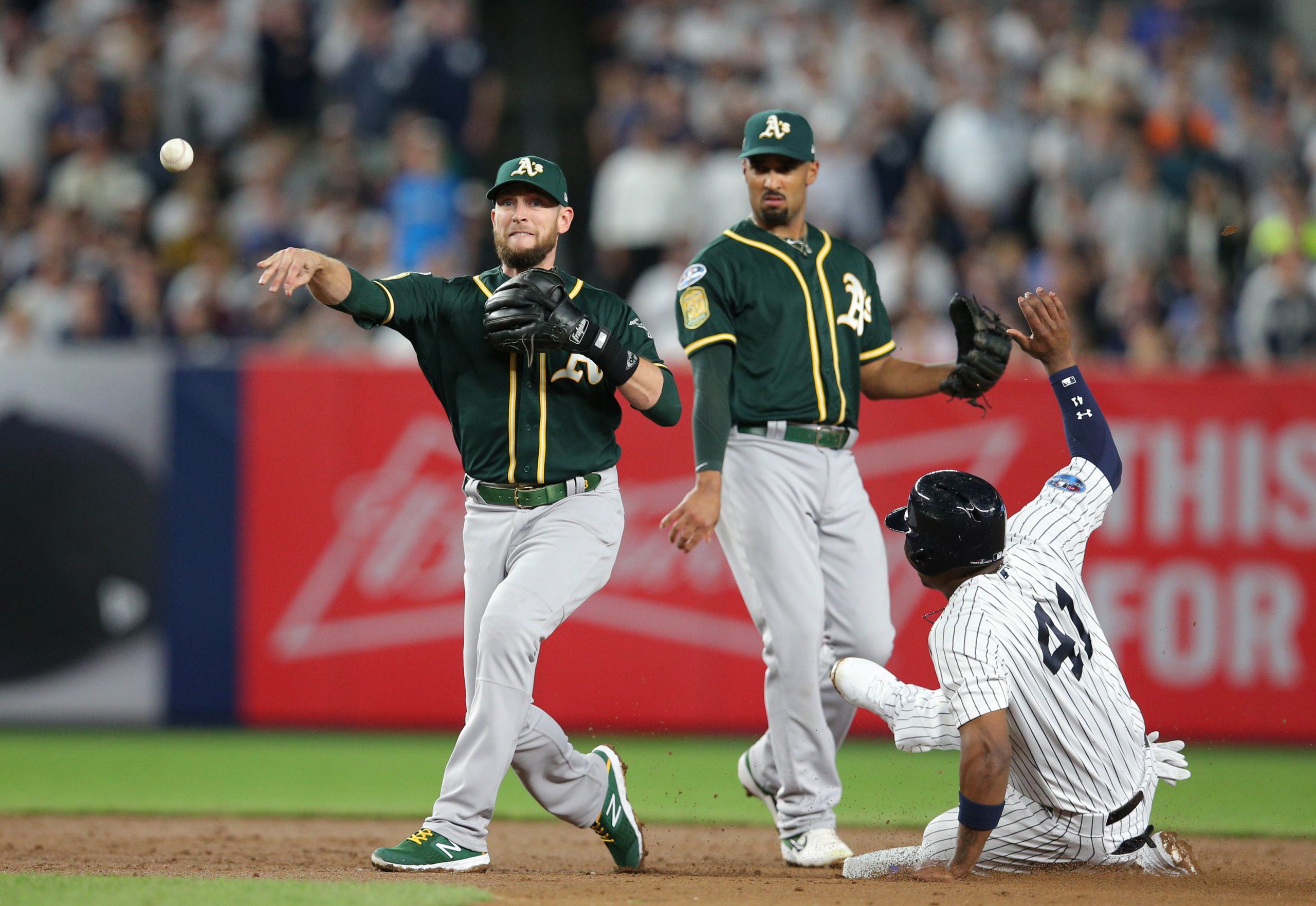 MLB: AL Wild Card-Oakland Athletics at New York Yankees