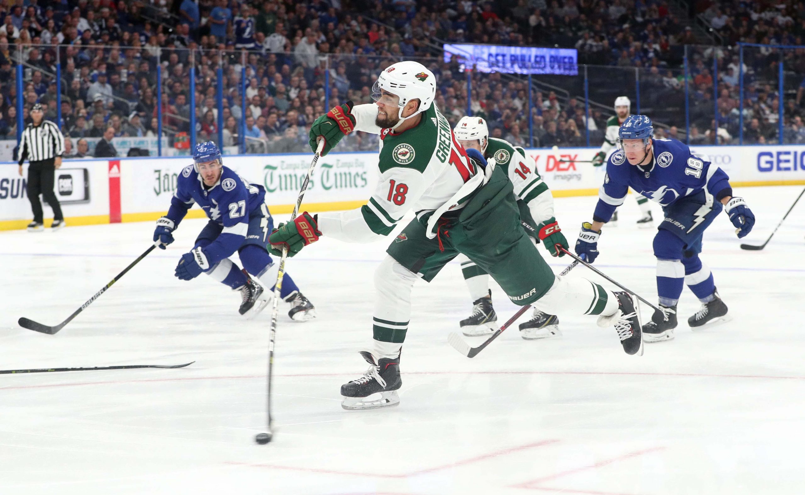 NHL: Minnesota Wild at Tampa Bay Lightning