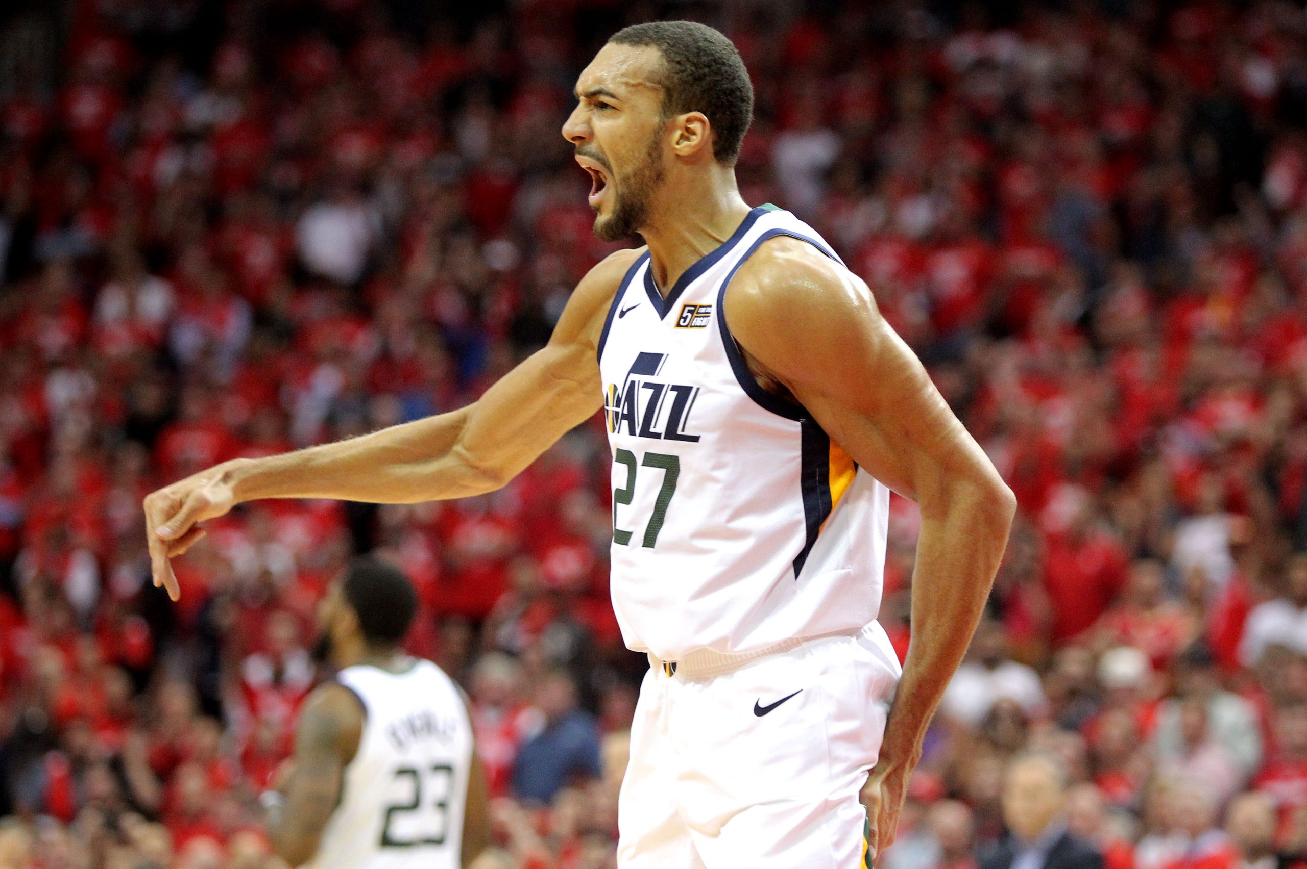 NBA: Playoffs-Utah Jazz at Houston Rockets