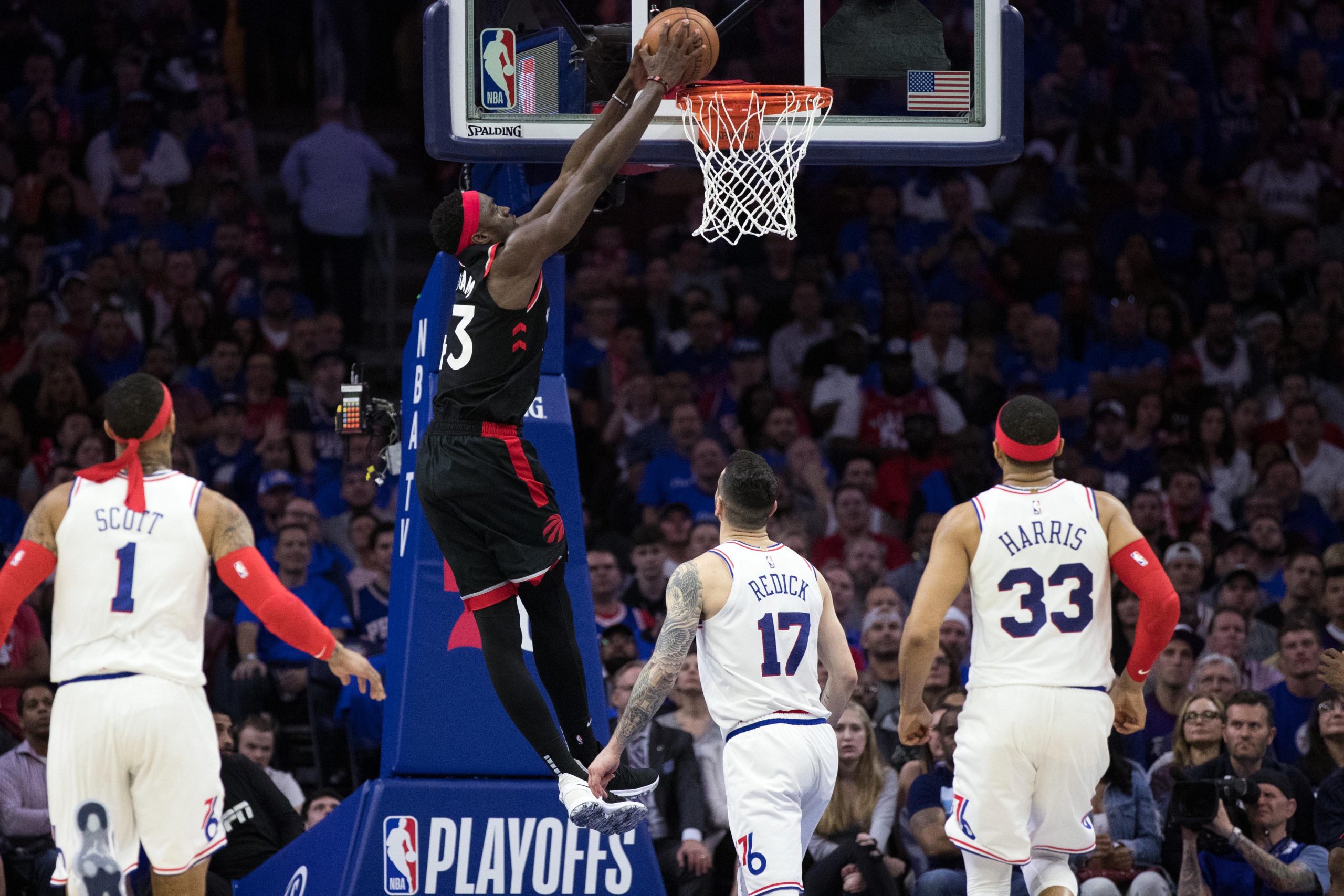 NBA: Playoffs-Toronto Raptors at Philadelphia 76ers