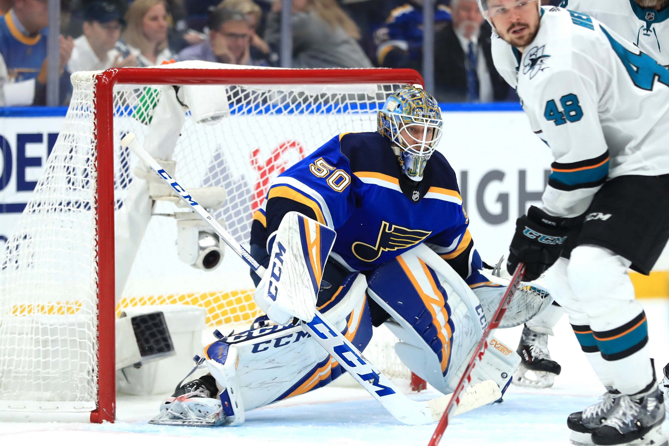 NHL: Stanley Cup Playoffs-San Jose Sharks at St. Louis Blues