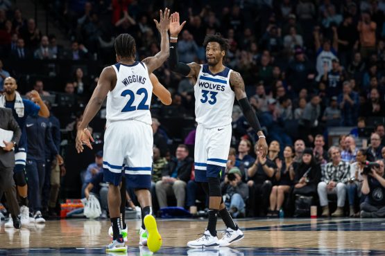 Robert Covington and Andrew Wiggins