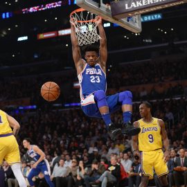NBA: Philadelphia 76ers at Los Angeles Lakers