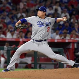 MLB: Los Angeles Dodgers at Los Angeles Angels