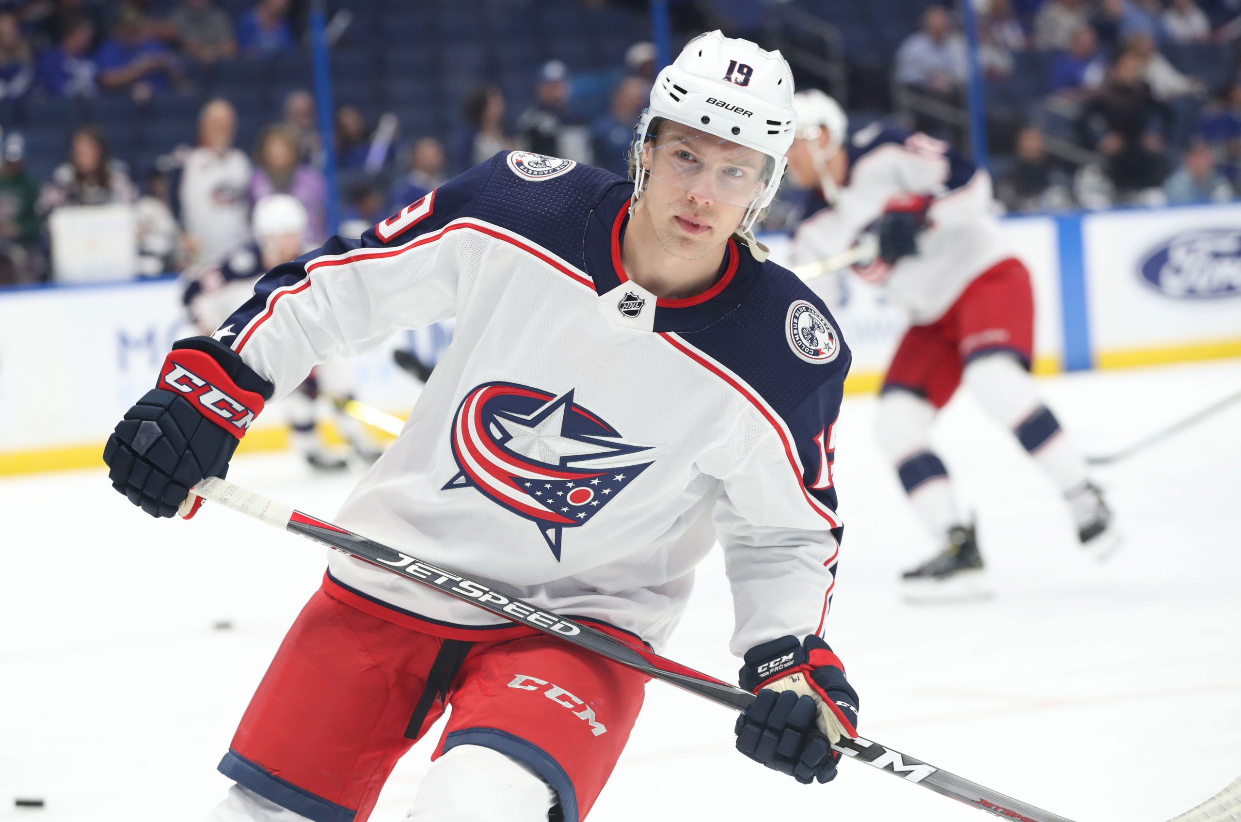 NHL: Stanley Cup Playoffs-Columbus Blue Jackets at Tampa Bay Lightning