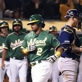 MLB: Milwaukee Brewers at Oakland Athletics