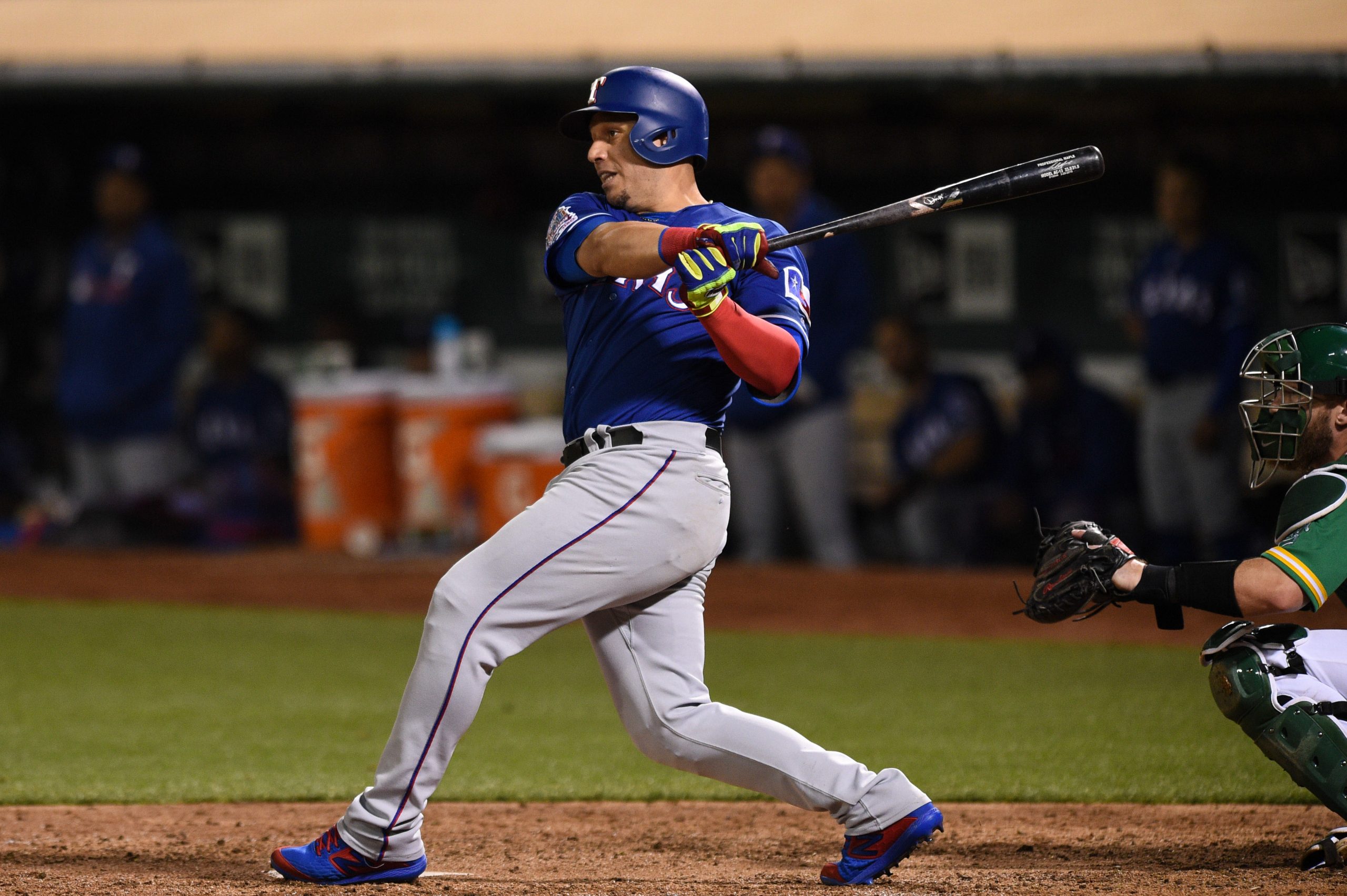 MLB: Texas Rangers at Oakland Athletics