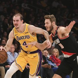 NBA: Portland Trail Blazers at Los Angeles Lakers