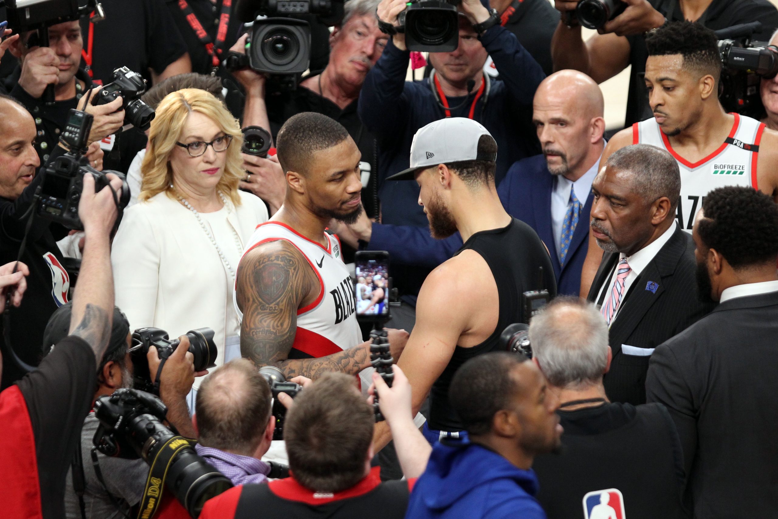 NBA: Playoffs-Golden State Warriors at Portland Trail Blazers