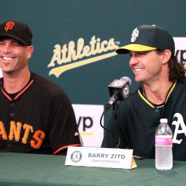 MLB: San Francisco Giants at Oakland Athletics
