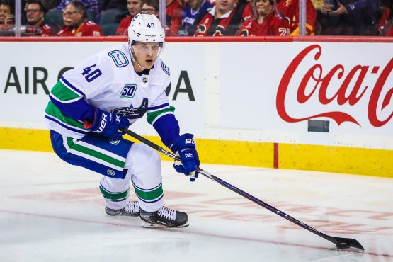 NHL: Vancouver Canucks at Calgary Flames