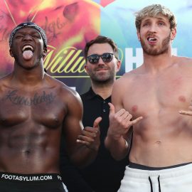 Boxing: KSI vs Logan Paul 2 Weigh-In