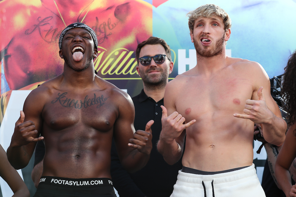 Boxing: KSI vs Logan Paul 2 Weigh-In