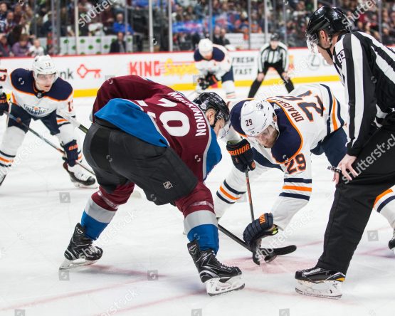 NHL Oilers vs Avalanche, Denver, USA - 18 Feb 2018