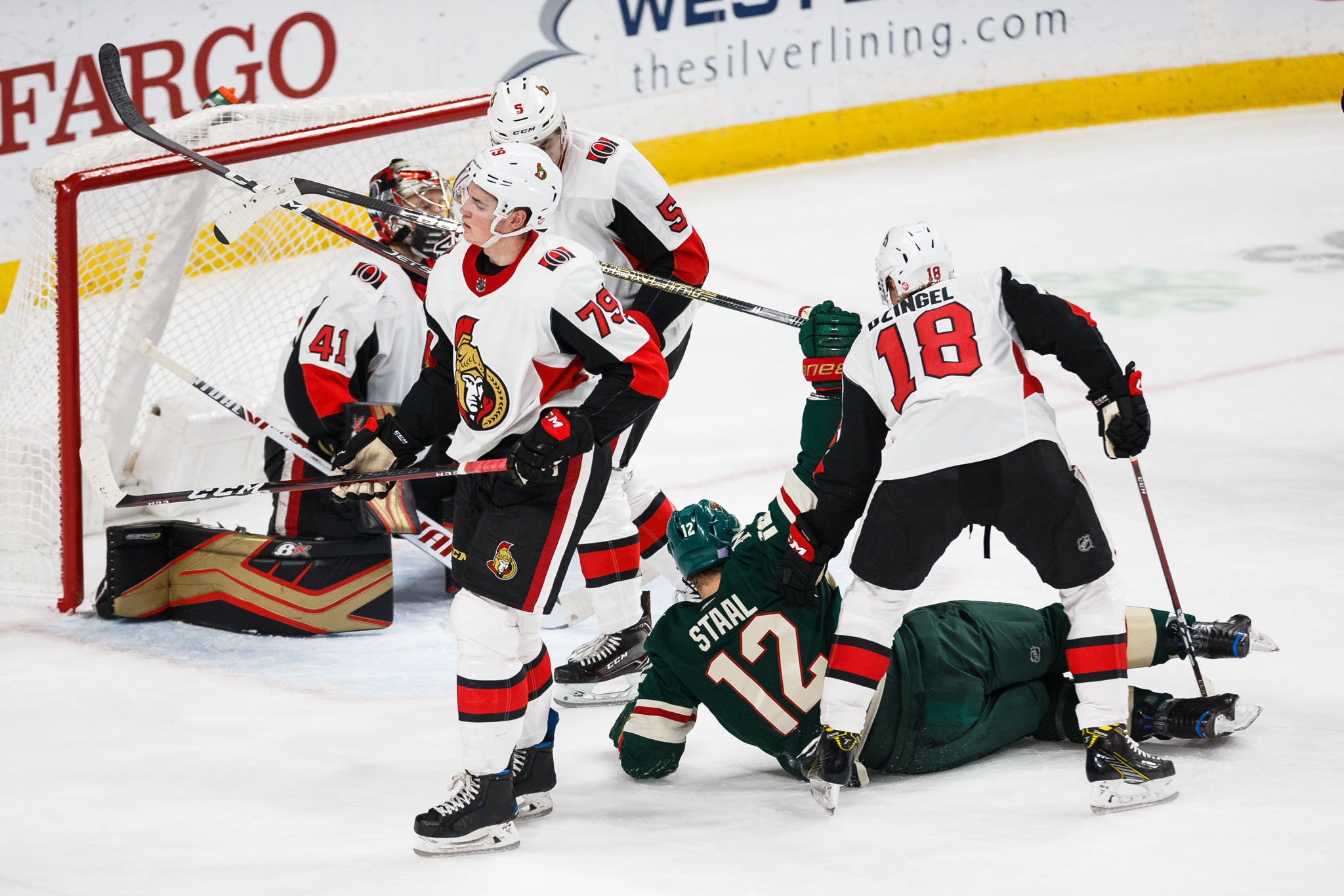 NHL: Ottawa Senators at Minnesota Wild