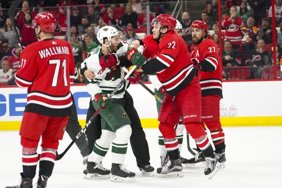 NHL: Minnesota Wild at Carolina Hurricanes
