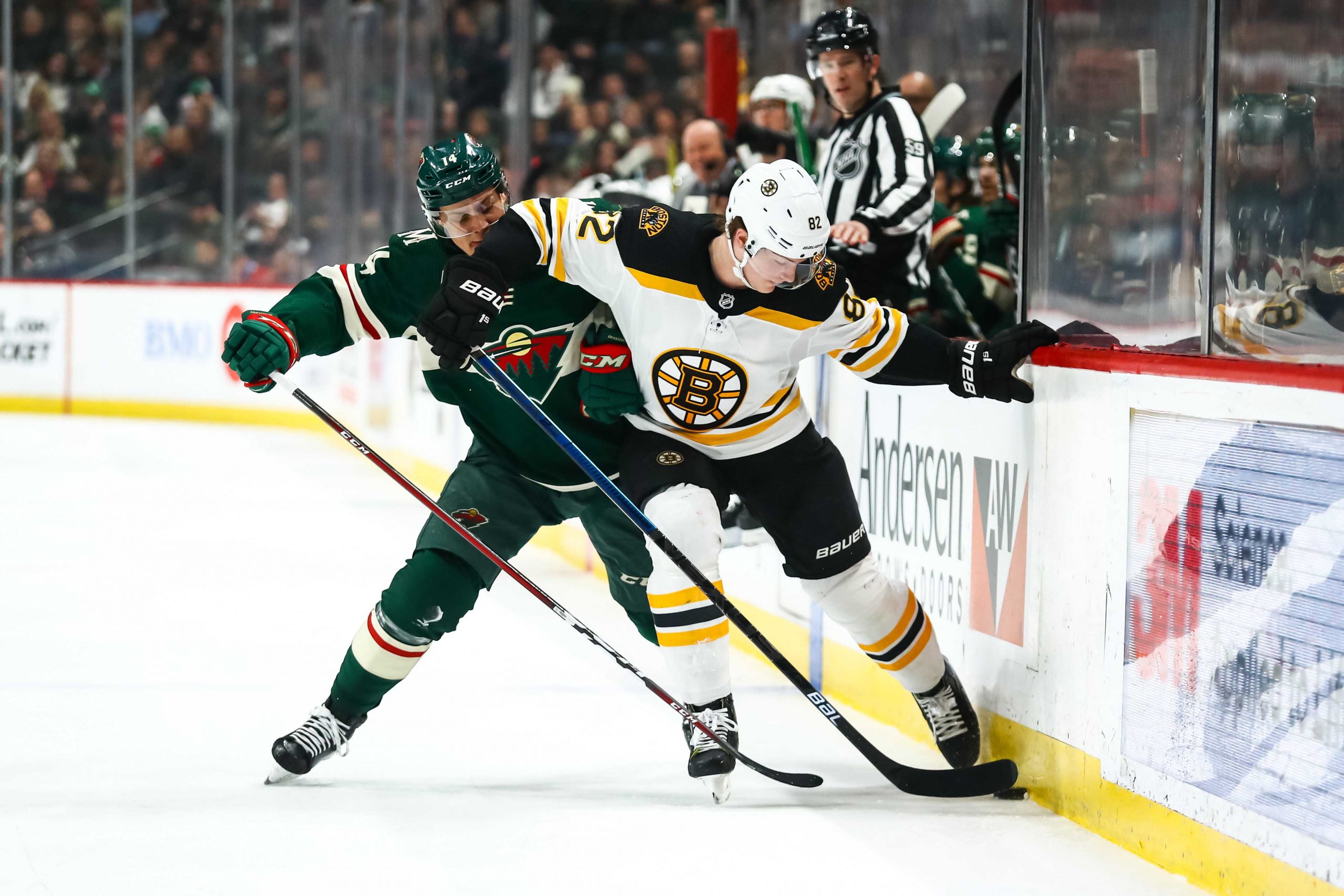 NHL: Boston Bruins at Minnesota Wild