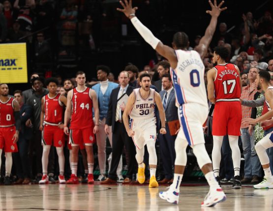 NBA: Philadelphia 76ers at Portland Trail Blazers