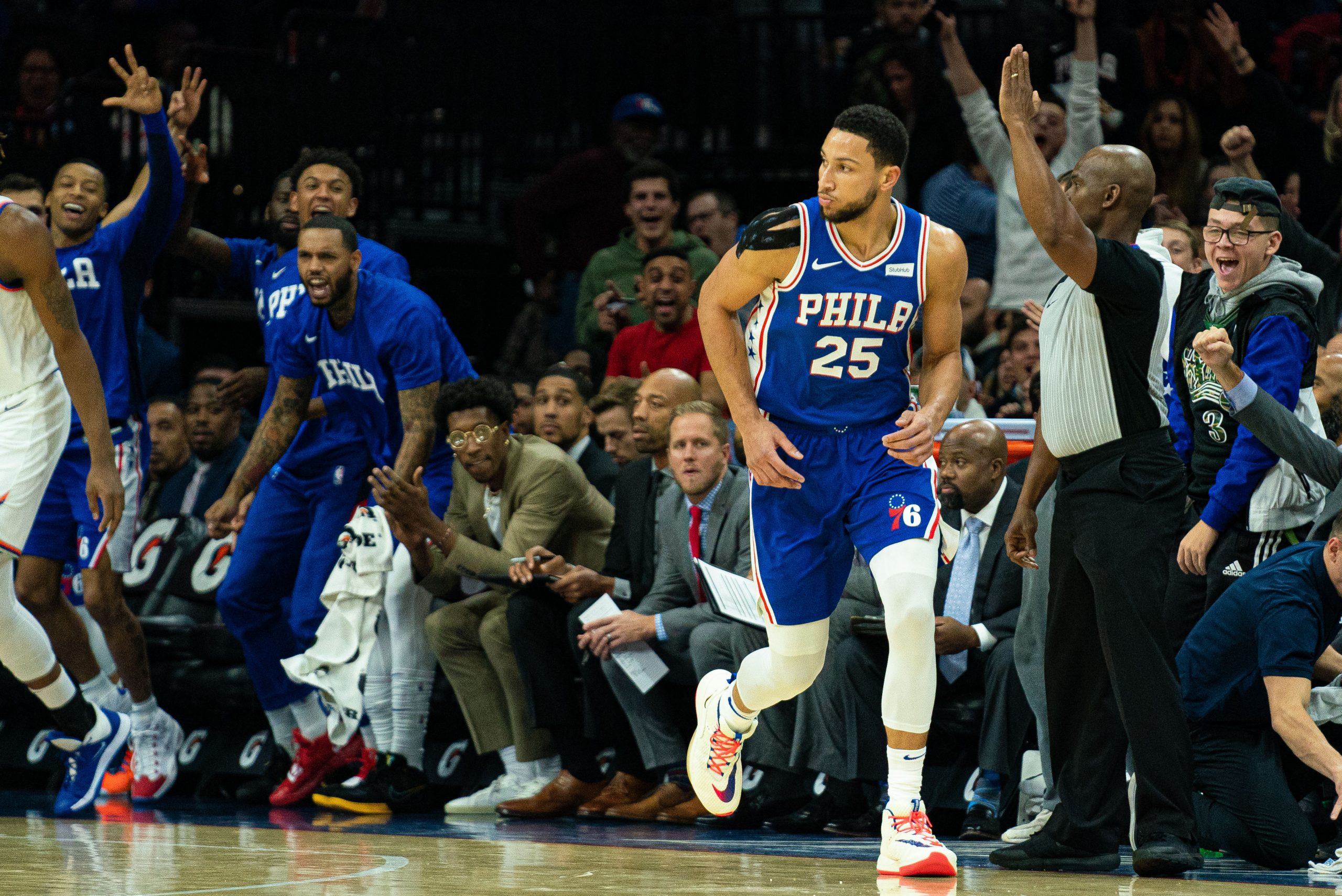 NBA: New York Knicks at Philadelphia 76ers