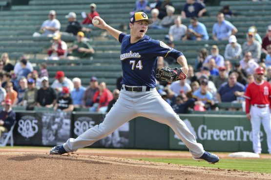 MLB: Spring Training-Milwaukee Brewers at Los Angeles Angels