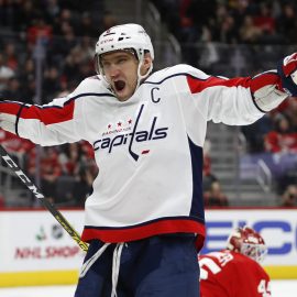 NHL: Washington Capitals at Detroit Red Wings