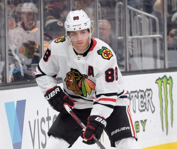 NHL: Chicago Blackhawks at Boston Bruins