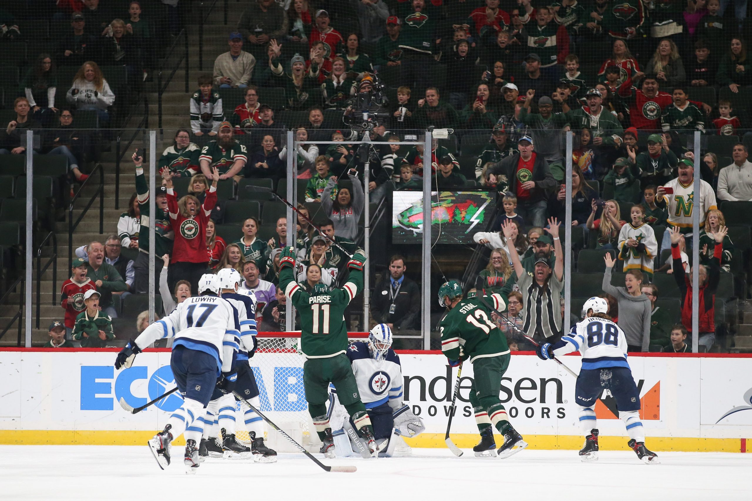 NHL: Winnipeg Jets at Minnesota Wild